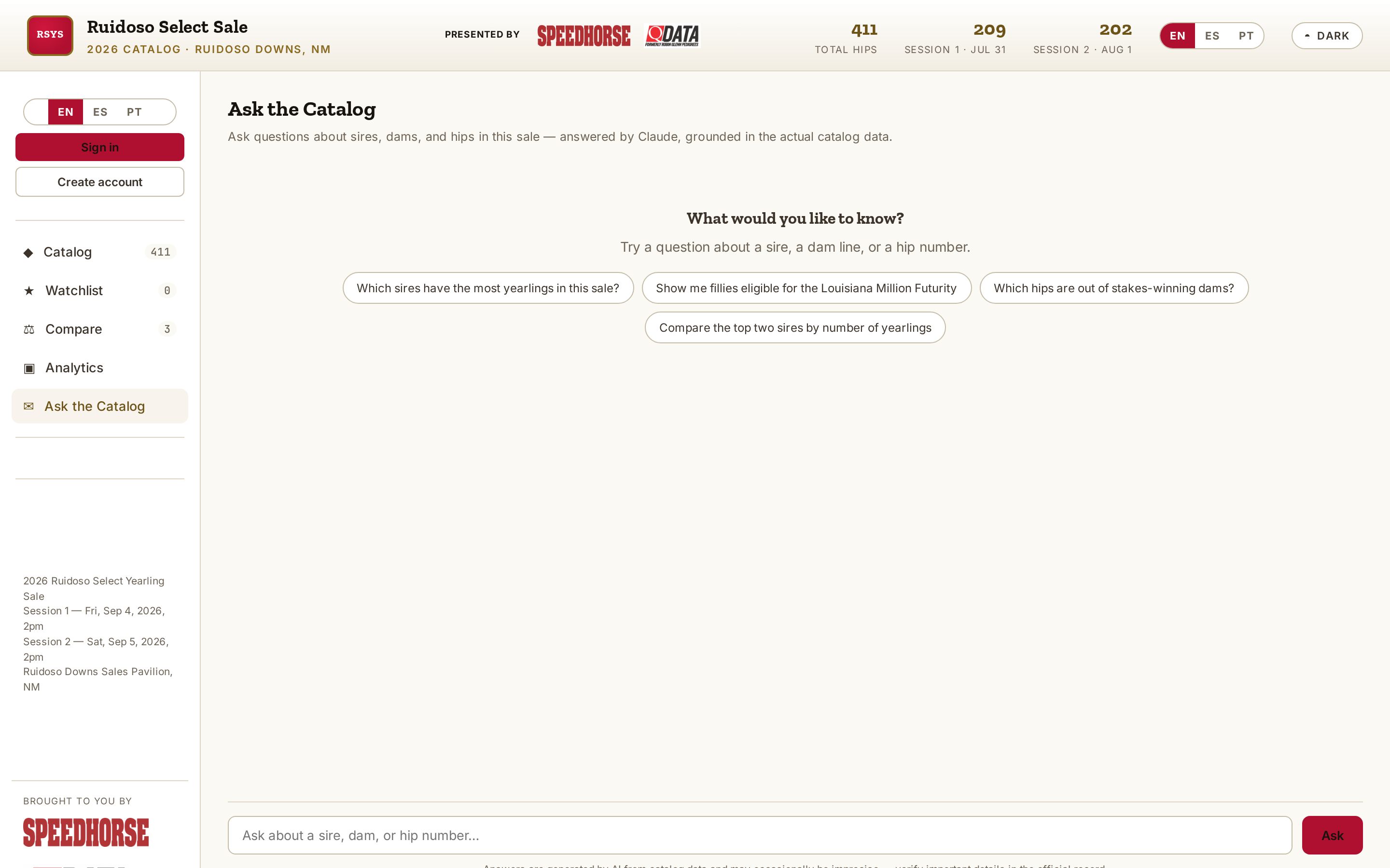 Ask the Catalog